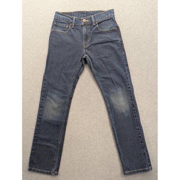 Levi's 511 Jeans Youth 14 Regular 27x27 Blue Skinny Stretch Denim 5-Pocket - Picture 1 of 12